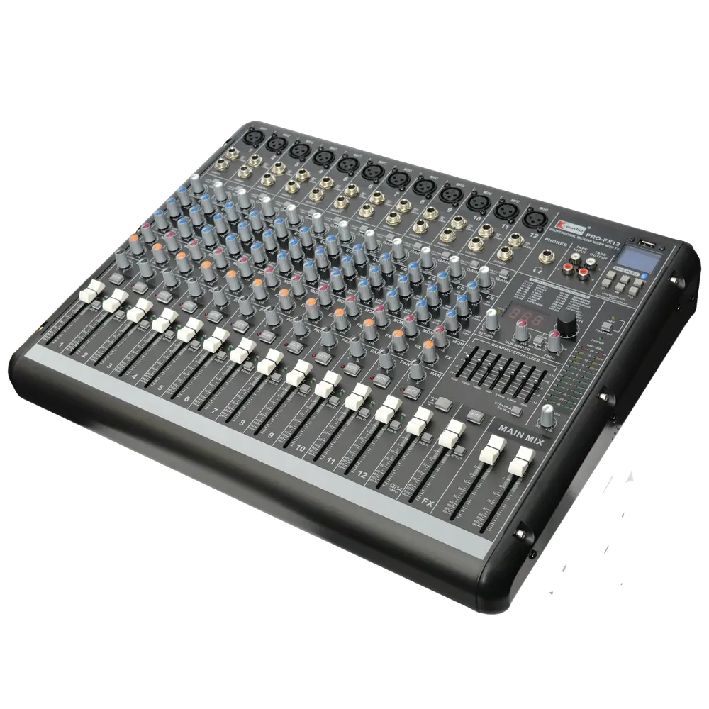 K-Audio Pro ProFX12 analogue mixer